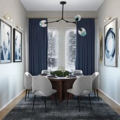 CurveCurio 3-Light Adjustable Abstract Chandelier With 4 Different Light Shade Living Room Light Bedroom Light -Bedroom Furniture Shop CurveCurio 3 Light Adjustable Abstract Chandelier with 4 Different Light Shade Living Room Light Bedroom Light 3