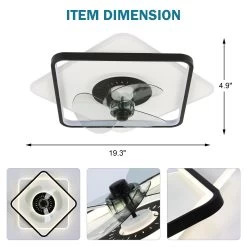 Cusp Barn 20-inch Low Profile Ceiling Fan With Light And Remote Control 6 Speeds Flush Mount Dimmable LED Lighting For Bedroom 19 Cusp Barn 20-inch Low Profile Ceiling Fan With Light And Remote Control 6 Speeds Flush Mount Dimmable LED Lighting For Bedroom -Bedroom Furniture Shop Cusp Barn Low Profile Ceiling Fan with Light and Remote Control 6 Speeds Flush Mount Dimmable LED Lighting 6