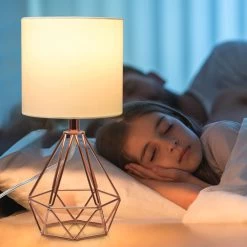 Depuley Bedroom Bedside Table Lamp Fabric Nightstand Light Shade - N/A 32 Depuley Bedroom Bedside Table Lamp Fabric Nightstand Light Shade - N/A -Bedroom Furniture Shop Depuley Bedroom Bedside Table Lamp Fabric Nightstand Light Shade 11