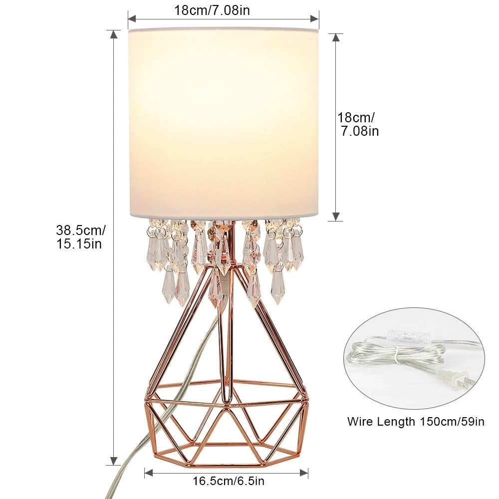 Depuley Bedroom Bedside Table Lamp Fabric Nightstand Light Shade - N/A 7 Depuley Bedroom Bedside Table Lamp Fabric Nightstand Light Shade - N/A - Image 5