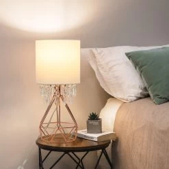 Depuley Bedroom Bedside Table Lamp Fabric Nightstand Light Shade - N/A 29 Depuley Bedroom Bedside Table Lamp Fabric Nightstand Light Shade - N/A -Bedroom Furniture Shop Depuley Bedroom Bedside Table Lamp Fabric Nightstand Light Shade 8