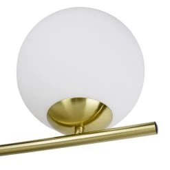 Depuley Sphere Floor Lamp-9W Frost Glass Globe Standing Lamp For Bedroom Tall Pole E26 LED Light Base - N/A -Bedroom Furniture Shop Depuley Sphere Floor Lamp 9W Frost Glass Globe Standing Lamp for Bedroom Tall Pole E26 LED Light Base 8