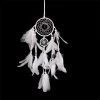 Dream Catcher LED Lighting Feather Dreamcatcher Girl Room Bell Bedroom Romantic Hanging Purple - Medium