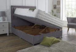 Lisbon Ottoman Storage End Lift Essential Divan Base Available In Single Double And King Size -Bedroom Furniture Shop FS06 4 600x416 1