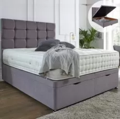 Rio Ottoman Storage End Lift Essential Divan Base Available In Single Double And King Size
