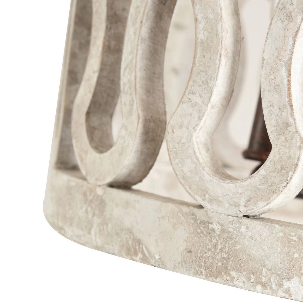 Farmhouse And Modern 3-Light Drum Shade Wood Chandelier With 3 Chains Distressed Weathered Rusty Antique Wood Light For Bedroom 11 Farmhouse And Modern 3-Light Drum Shade Wood Chandelier With 3 Chains Distressed Weathered Rusty Antique Wood Light For Bedroom - Image 9