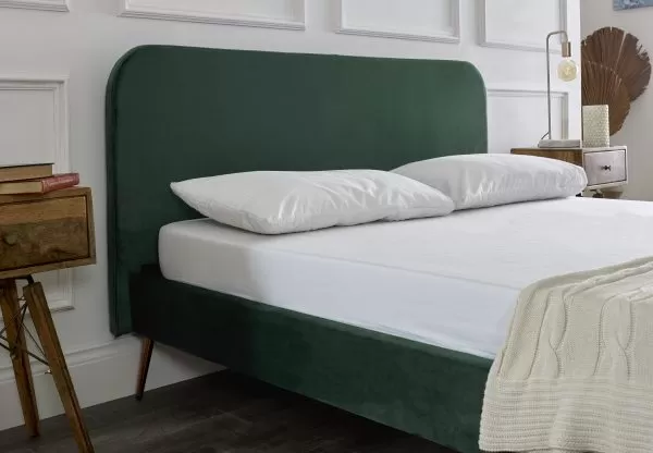 Giovanni Emerald Plush Upholstered Bed Frame 5 Giovanni Emerald Plush Upholstered Bed Frame - Image 3