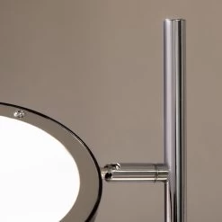 HOMCOM 2-Light LED Floor Lamps For Living Room, Tree Standing Lamp For Bedroom With Adjustable Head, Chrome -Bedroom Furniture Shop HOMCOM 2 Light LED Floor Lamps for Living Room2C Tree Standing Lamp for Bedroom with Adjustable Head2C Chrome 8