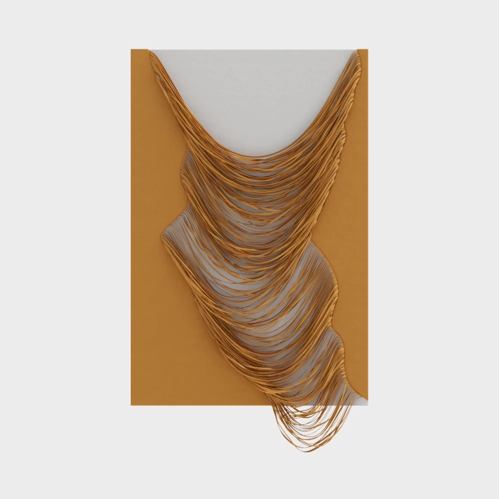 3D Modern Yellow & White Geometric Abstract Wood Wall Decor Art For Living Room Bedroom 5 3D Modern Yellow & White Geometric Abstract Wood Wall Decor Art For Living Room Bedroom - Image 3