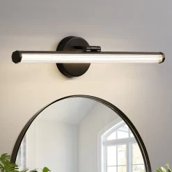 Modern Bathroom Vanity Light Black Bar Wall Lights For Bathroom Mirror Cabinets Bedroom