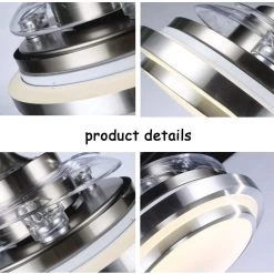 Modern Ceiling Light With Fans Remote Control, 4 Retractable Blades With 3 Light Color Change Ceiling Fan For Living Bedroom -Bedroom Furniture Shop Modern Ceiling Light with Fans Remote Control2C 4 Retractable Blades with 3 Light Color Change Ceiling Fan for Living Bedroom 18