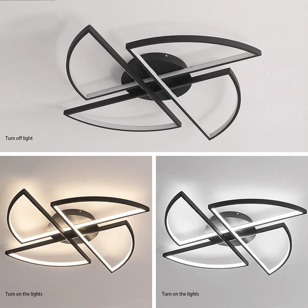 Modern Design LED Chandelier Ceiling Light Bedroom Lighting Fixture - 17.71" X 17.71" 5 Modern Design LED Chandelier Ceiling Light Bedroom Lighting Fixture - 17.71" X 17.71" - Image 3