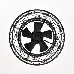 Modern Revrersible 20" Caged Ceiling Fan With Lights For Bedroom -Bedroom Furniture Shop Modern Revrersible 2022 Caged Ceiling Fan with Lights for bedroom 14