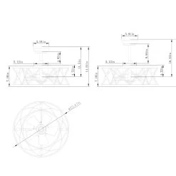 Modern Revrersible 20" Caged Ceiling Fan With Lights For Bedroom -Bedroom Furniture Shop Modern Revrersible 2022 Caged Ceiling Fan with Lights for bedroom 8