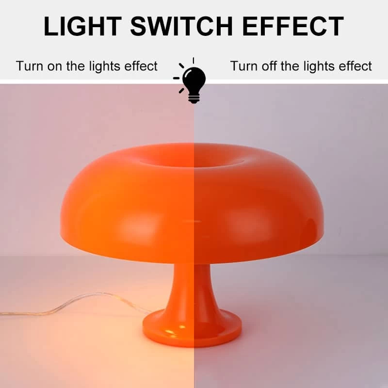 Mushroom Table Lamp Italian Designer Table Lamps With 4 E14 Bulbs For Bedroom Living Room 5 Mushroom Table Lamp Italian Designer Table Lamps With 4 E14 Bulbs For Bedroom Living Room - Image 3