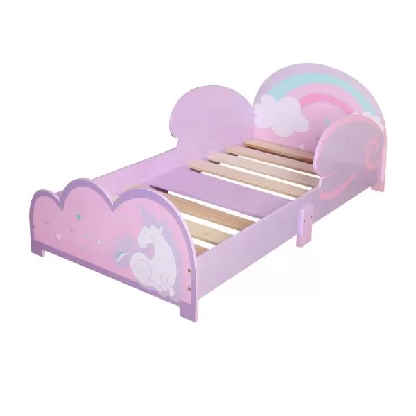 Toddler Bed Pink Pony Kids Junior Bed With Mattress 4 Toddler Bed Pink Pony Kids Junior Bed With Mattress - Image 2