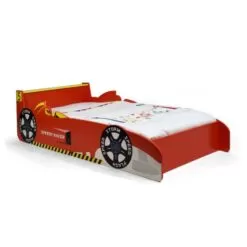 Toddler Bed Red Cars Speed Kids Junior Bed With Mattress -Bedroom Furniture Shop RC303R 2 600x600 1