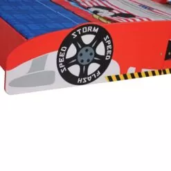 Toddler Bed Red Cars Speed Kids Junior Bed With Mattress -Bedroom Furniture Shop RC303R 4 600x600 1