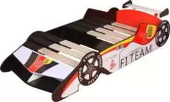 Toddler Bed Black Cars Speed Kids Junior Bed With Mattress