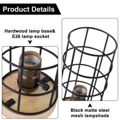 Retro Industrial Minimalism Small Table Lamp For Bedroom Bedside And Living Room, Wood Base Cute Mini Table Edison Desk Lamp 17 Retro Industrial Minimalism Small Table Lamp For Bedroom Bedside And Living Room, Wood Base Cute Mini Table Edison Desk Lamp -Bedroom Furniture Shop Retro Industrial Minimalism Small Table Lamp for Bedroom Bedside and Living Room2C Wood Base Cute Mini Table Edison Desk Lamp 7