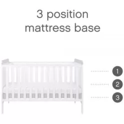 Tutti Bambini Rio Cot Bed White -Bedroom Furniture Shop Rio cot 3 600x600 1