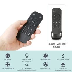 Round 36-inch LED Retractable Ceiling Fan With Remote 3 Color Tones Quiet Ceiling Fan For Living Room And Bedroom - 36 Inches -Bedroom Furniture Shop Round 36 inch LED Retractable Ceiling Fan with Remote 3 Color Tones Quiet Ceiling Fan for Living Room and Bedroom 36 Inches 6