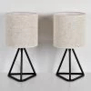 Set Of 2 Cute Modern Bedside Nightstand Lamps For Living Room Bedroom -Bedroom Furniture Shop Set of 2 Cute Modern Bedside Nightstand Lamps for Living Room Bedroom