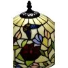 Tiffany Style Table Lamp 19" Tall Stained Glass White Flower Butterfly Nightstand Bedroom Handmade AM061TL12B Amora Lighting -Bedroom Furniture Shop Tiffany Style Table Lamp 1922 Tall Stained Glass White Flower Butterfly Nightstand Bedroom Handmade AM061TL12B Amora Lighting