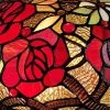 Tiffany Style Table Lamp 24" Tall Stained Glass Floral Roses Decor Nightstand Bedroom Office Handmade Amora Lighting -Bedroom Furniture Shop Tiffany Style Table Lamp 2422 Tall Stained Glass Floral Roses Decor Nightstand Bedroom Office Handmade AM1535TL16B Amora Lighting