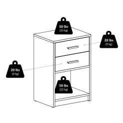 Winsome Molina Living Room Bedroom Wooden Side Accent Table, Cocoa Finish -Bedroom Furniture Shop a162a48dbf5f4a50bea070c838c0df04