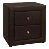 Monarch Specialties I 5601 Bedroom Accent, Nightstand, End, Side, Lamp, Storage Drawer, Bedroom, Upholstered, Pu Leather Look, Brown, Transitional 2 Monarch Specialties I 5601 Bedroom Accent, Nightstand, End, Side, Lamp, Storage Drawer, Bedroom, Upholstered, Pu Leather Look, Brown, Transitional -Bedroom Furniture Shop a43af742dcc7497d8296d94548bdf169