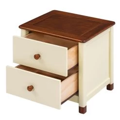 Wooden Nightstand With Two Drawers For Kids, End Table For Bedroom Cream -Bedroom Furniture Shop ab7c63c77fcc477eb6a97cdc3968a388
