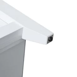 Bedroom Small Bedside Table/Night Stand With Open Door Storage Compartments, White White -Bedroom Furniture Shop af83188052824ab0ac8fef9ab9b9dc1a