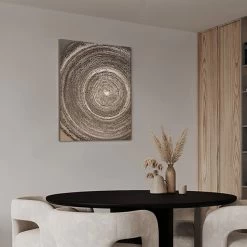 Japandi Wall Decor For Living Room Bedroom Home Geometry Art Painting In Brown -Bedroom Furniture Shop afc1d4dc76e183fa9093123e3588fe64