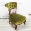 Unknown Antique 19th Century Green Victorian Bedroom Side Chair -Bedroom Furniture Shop antique 19th century green victorian bedroom side chair sku52651473 0