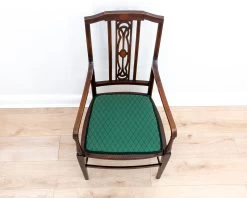 Unknown Art Nouveau Mahogany Inlaid Armchair 1900s Country House Carver Occasional Bedroom Chair 28 Unknown Art Nouveau Mahogany Inlaid Armchair 1900s Country House Carver Occasional Bedroom Chair -Bedroom Furniture Shop antique art nouveau mahogany inlaid armchair country house armchair sku75688451 0 11