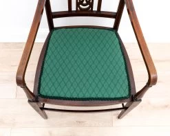 Unknown Art Nouveau Mahogany Inlaid Armchair 1900s Country House Carver Occasional Bedroom Chair 30 Unknown Art Nouveau Mahogany Inlaid Armchair 1900s Country House Carver Occasional Bedroom Chair -Bedroom Furniture Shop antique art nouveau mahogany inlaid armchair country house armchair sku75688451 0 13