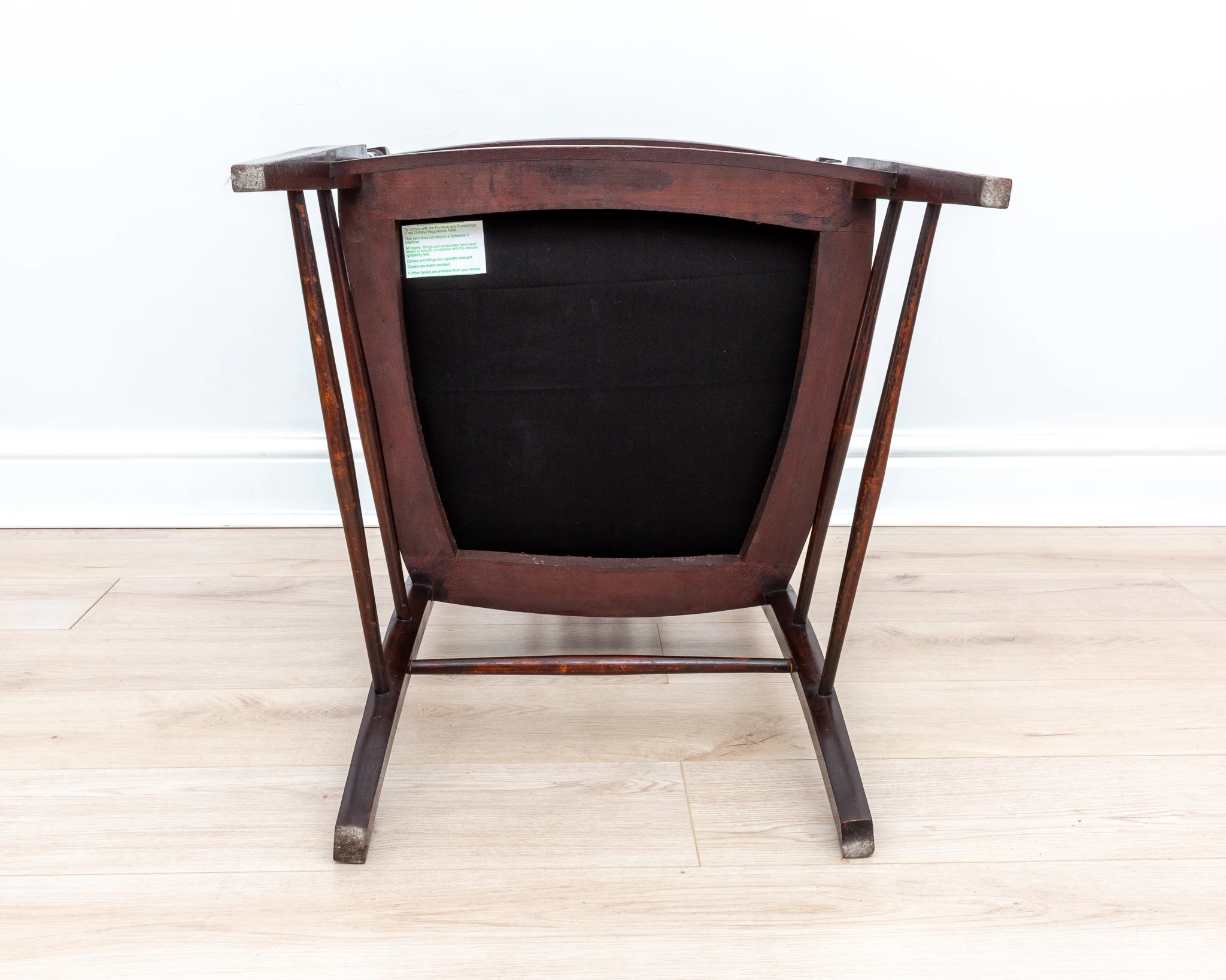 Unknown Art Nouveau Mahogany Inlaid Armchair 1900s Country House Carver Occasional Bedroom Chair 17 Unknown Art Nouveau Mahogany Inlaid Armchair 1900s Country House Carver Occasional Bedroom Chair - Image 15