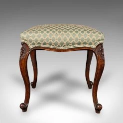 Unknown Antique Dressing Stool, English, Walnut, Footstool, Bedroom Rest, Victorian 16 Unknown Antique Dressing Stool, English, Walnut, Footstool, Bedroom Rest, Victorian -Bedroom Furniture Shop antique dressing stool english walnut footstool bedroom rest victorian sku33878424 0 4