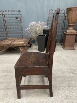 Unknown Antique Georgian Country Provincial Oak Hall Bedroom Chair, C 1720 -Bedroom Furniture Shop antique georgian country provincial oak hall bedroom chair c 1720 sku98279624 0 6