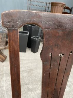 Unknown Antique Georgian Country Provincial Oak Hall Bedroom Chair, C 1720 -Bedroom Furniture Shop antique georgian country provincial oak hall bedroom chair c 1720 sku98279624 0 9