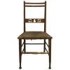 Arts & Crafts Side Or Bedroom Chair With Stylized Tulip Cut Outs To The Back -Bedroom Furniture Shop arts crafts side or bedroom chair with stylized tulip cut outs to the back 0
