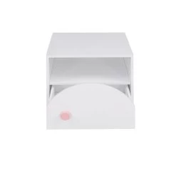 Wooden Nightstand With A Drawer And An Open Storage, End Table For Bedroom White 16 Wooden Nightstand With A Drawer And An Open Storage, End Table For Bedroom White -Bedroom Furniture Shop b16c0c462a4344b79387c9e594d7ecc4