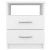 Homezia Modern And Stylish White Particle Bedroom Nightstand 1 Homezia Modern And Stylish White Particle Bedroom Nightstand -Bedroom Furniture Shop b5db7b4353f6423d8b64af9f9ce86a12