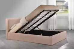 Silver Ottoman Gas Lift Storage Fabric Bed -Bedroom Furniture Shop b645 3 600x400 1