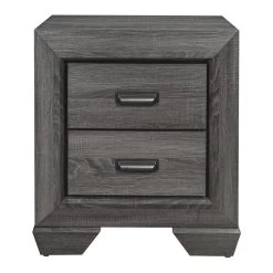 Gray Finish 1pc Nightstand Of 2x Drawers Wooden Bedroom Furniture Contemporary Design Rustic Aesthetic 11 Gray Finish 1pc Nightstand Of 2x Drawers Wooden Bedroom Furniture Contemporary Design Rustic Aesthetic -Bedroom Furniture Shop b6bc83f1ea534b0fbd5dfd1491616cb8