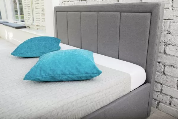 Plush Black Ottoman Gas Lift Fabric Storage Bed 7 Plush Black Ottoman Gas Lift Fabric Storage Bed - Image 5