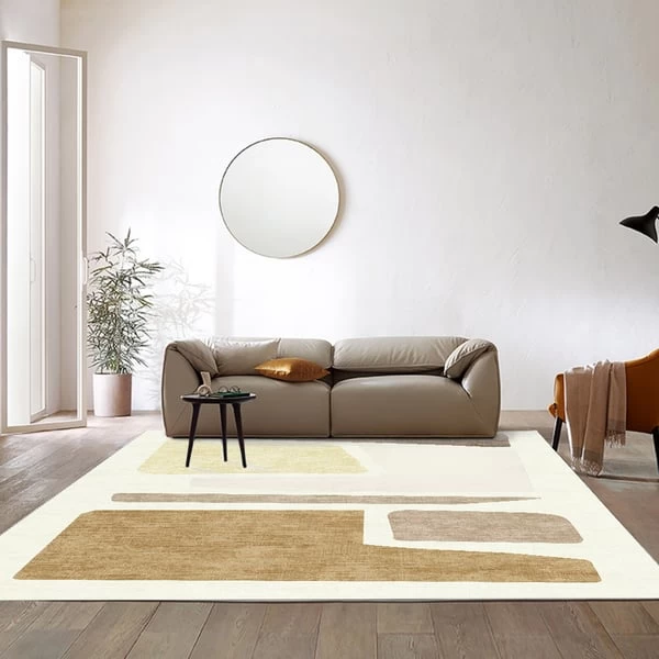 Modern 6' X 9' Abstract Geometric Faux Cashmere Indoor Area Rug Living Room Bedroom 5 Modern 6' X 9' Abstract Geometric Faux Cashmere Indoor Area Rug Living Room Bedroom - Image 3