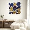 Extra 10% OFF 31.5" Large Abstract Irregular Colorful Pebble Wall Mirror Decor Art Living Room Bedroom -Bedroom Furniture Shop c68ca9c8a89b7f8ac5627bcaae05196a