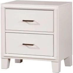 Simple Casual 1pc Nightstand White Color Solid Wood Bedroom Furniture Transitional Look Nightstand Nickel Bar Pull White 13 Simple Casual 1pc Nightstand White Color Solid Wood Bedroom Furniture Transitional Look Nightstand Nickel Bar Pull White -Bedroom Furniture Shop ccfb3d62f02d41248586dedc36a33c0b